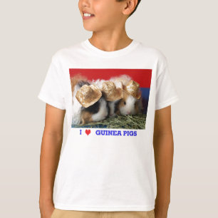 Kids I Love Guinea Pigs T Shirt