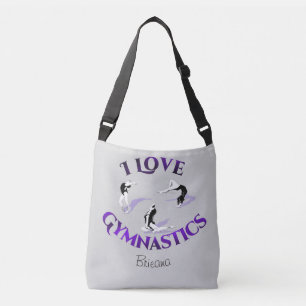 Kids I Love Gymnastics Crossbody Bag