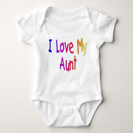 Kids "I love my Aunt" Baby T-shirt