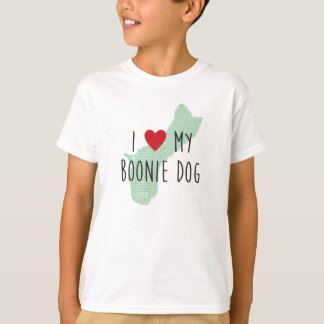 Kids' I Love My Boonie Dog Shirt (Green)