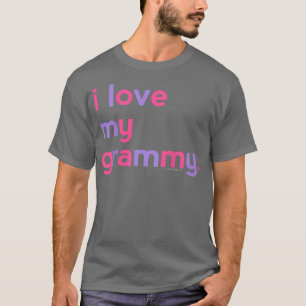 Kids I Love My Grammy Grandma Gifts Mothers Day T-Shirt
