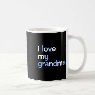 Kids I Love My Grandma Shirt For Boys Grammy Mothe Coffee Mug