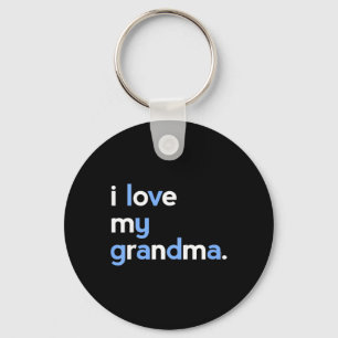 Kids I Love My Grandma Shirt For Boys Grammy Mothe Key Ring