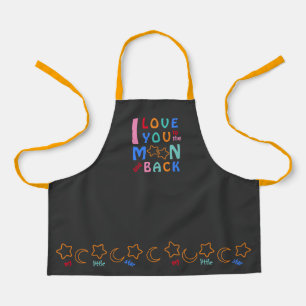 Kids I Love You To The Moon & Back-My Little Star Apron