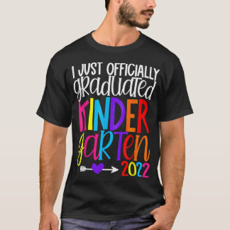 Kids I Officially Graduated Kindergarten Graduatio T-Shirt