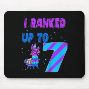 Kids I Ranked Up To 7 Video Game 7th Birthday Llam Mouse Mat