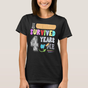 Kids I Survived 4 Years Of Me Scraps And Bruises C T-Shirt