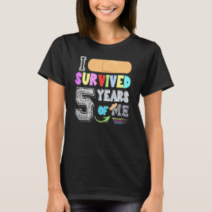 Kids I Survived 5 Years Of Me Scraps And Bruises C T-Shirt