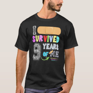 Kids I Survived 9 Years Of Me Scraps And Bruises C T-Shirt