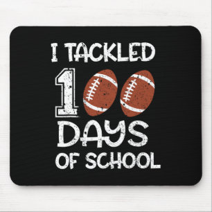 Kids I Tackled 100 Days Of School Football 100th D Mouse Mat