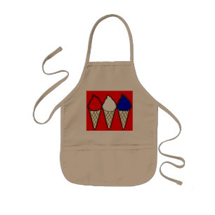 Kids Ice Cream Cones Apron