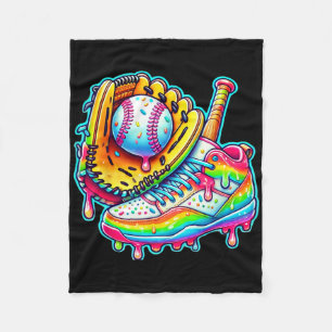 Kids Ice Cream Drip Bysebyll Stuff Bysebyll Drip F Fleece Blanket