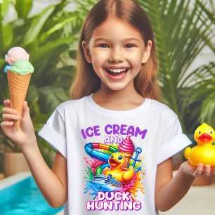 Kids Ice Cream, Duck Cruise Shirt, Cruising Ducks T-Shirt