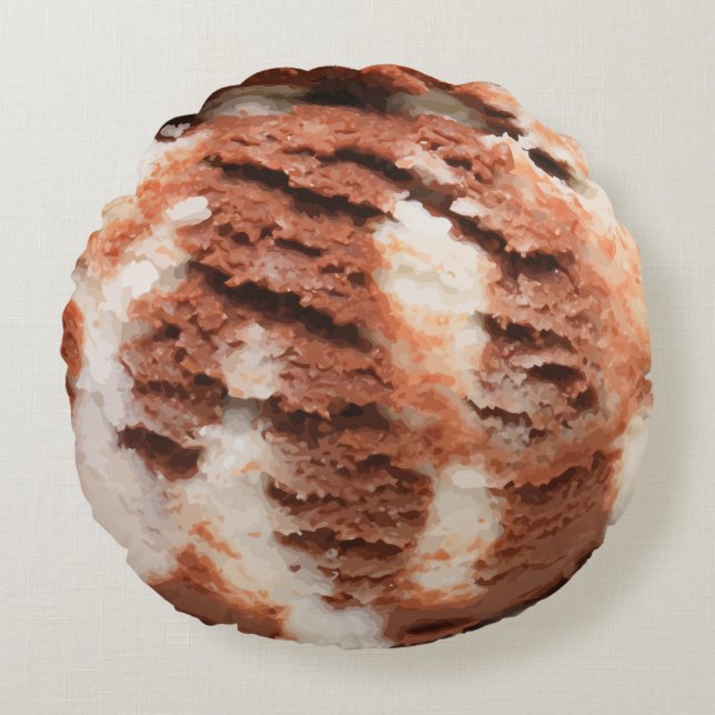 Kids Ice Cream Round Cushion (Front)