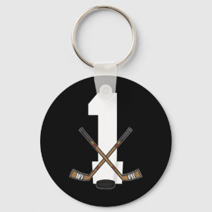Kids Ice Hockey Kids Toddler Boys 1st Birthday Ice Key Ring