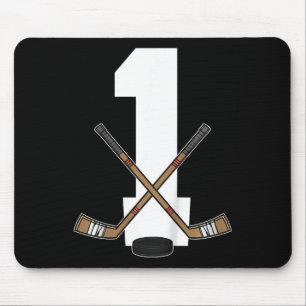 Kids Ice Hockey Kids Toddler Boys 1st Birthday Ice Mouse Mat