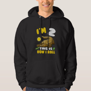 Kids Im 2 This Kid Loves Alligators 2nd Year Birth Hoodie
