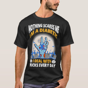 Kids I'm A Diabetic Diabetes Awareness Halloween C T-Shirt