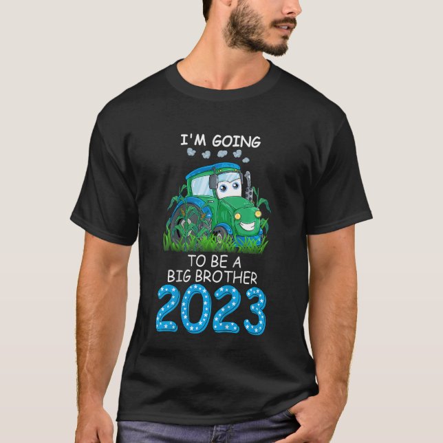Kids I'm going to be a big brother 2023 T-Shirt (Front)
