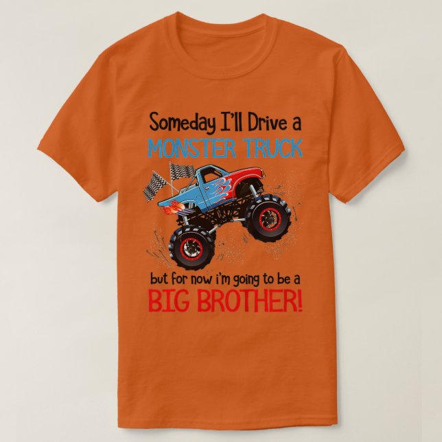Kids I'm Going To Be A Big Brother Announcement Mo T-Shirt (Design Front)