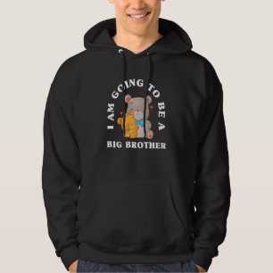 Kids I'm Going To Be A Big Brother Bears Future Bi Hoodie