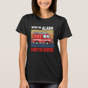 Kids Im going to be a big brother  Firetruck baby  T-Shirt