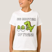 Kids I'm Going To Be A Big Brother Of Twins Dino