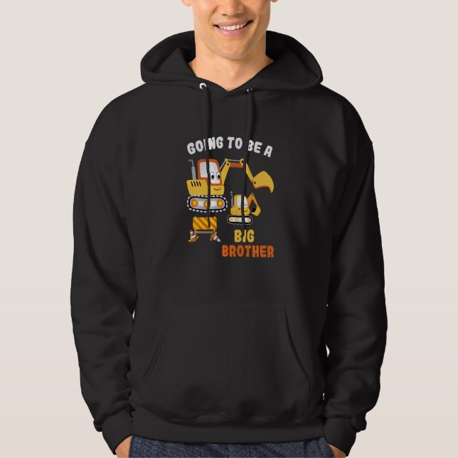 Kids I'm Gonna Be A Big Brother 2023 Pregnancy Ann Hoodie (Front)