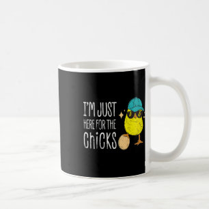 Kids I'm Just Here For The Chicks Cute Boys Kids T Coffee Mug