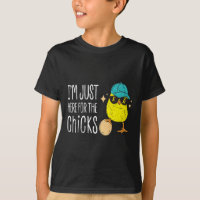 Kids I'm Just Here For The Chicks Cute Boys Kids T