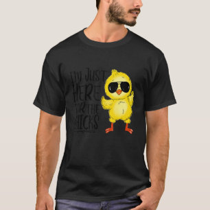 Kids Im Just Here For The Chicks Cute Easter Boys T-Shirt