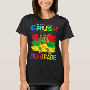 Kids I'm Ready To Crush 3rd Grade Cute Dabbing Bla T-Shirt