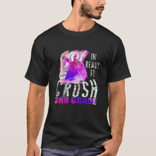 Kids Im Ready To Crush 3Rd Grade Dabbing Unicorn B T-Shirt