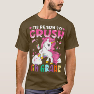 Kids I'm Ready To Crush 5th Grade Magical Unicorn T-Shirt