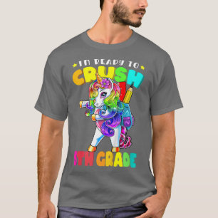 Kids I'm Ready To Crush 5th Grade Unicorn Girl Kid T-Shirt