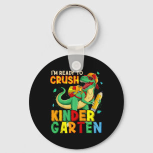 Kids I'm Ready To Crush Kindergarten Ck To School Key Ring
