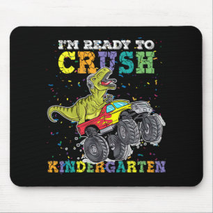 Kids I'm Ready To Crush Kindergarten Monster Truck Mouse Mat