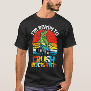 Kids I'm Ready To Crush Kindergarten Monster Truck T-Shirt