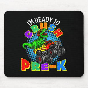 Kids I'm Ready To Crush Pre K Dinosaur Monster Tru Mouse Mat