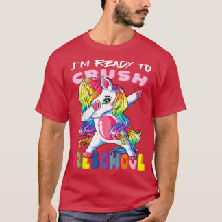 Kids I'm Ready To Crush PreSchool  Baby Unicorn Pr T-Shirt