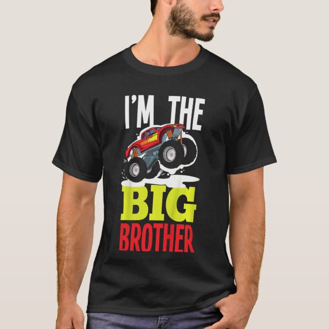 Kids I'm The Big Brother I'm Going To Be A Big Bro T-Shirt (Front)