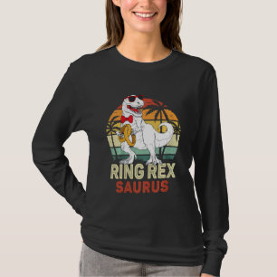 Kids I'm The Ring Dude Trex Wedding Kids Ring Bea T-Shirt