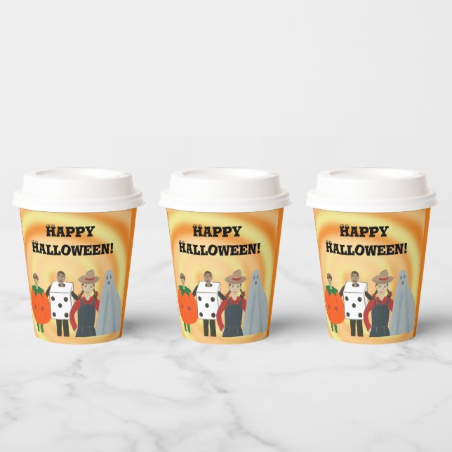 Kids in Costumes, Halloween paper cups (Multi)
