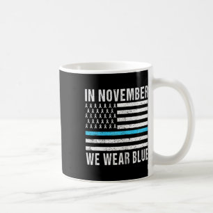 Kids In November We Wear Blue Diabetes Awareness M Coffee Mug
