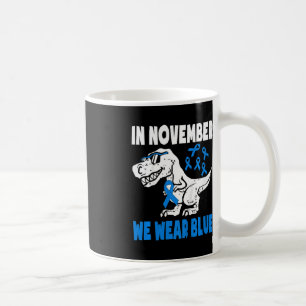 Kids In November We Wear Blue Diabetes Awareness T Coffee Mug
