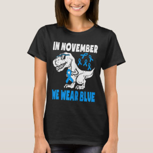 Kids In November We Wear Blue Diabetes Awareness T T-Shirt