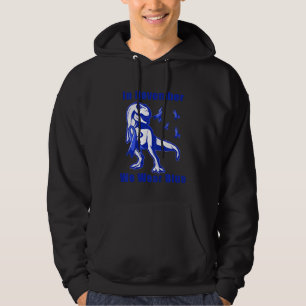 Kids In November We Wear Blue T Rex Toddler Diabet Hoodie
