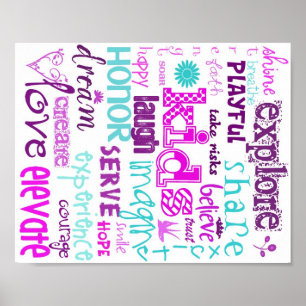 Kids in Pastel on Poster