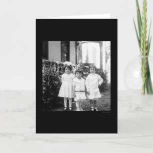 Kids in Sunday Best Dayton, OH 1898 Card