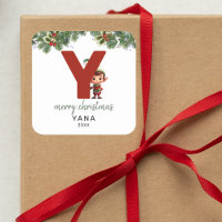 Kids Initial Y Christmas